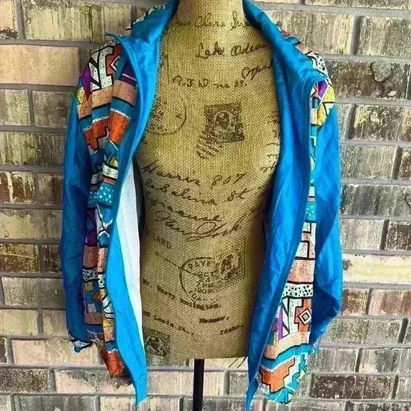 Laura Katherine windbreaker women’s vintage 80’s jacket size L - Picture 13 of 15
